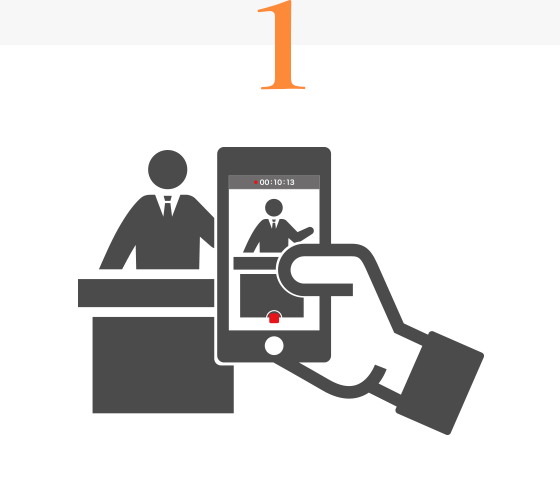 Step1. 動画を撮影します